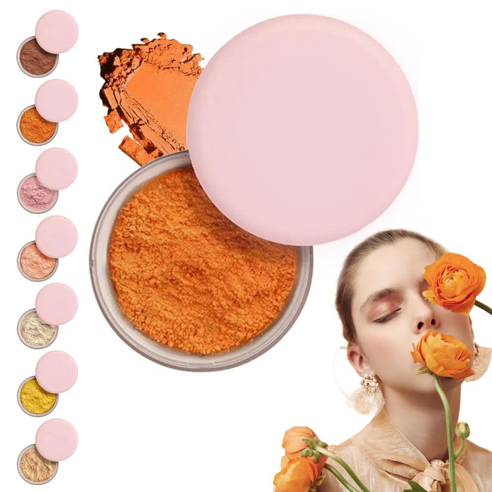 Beauty Setting Powder 2025 New Blurring Setting Powder Pink Setting Powder Loose Beauty Powder for A