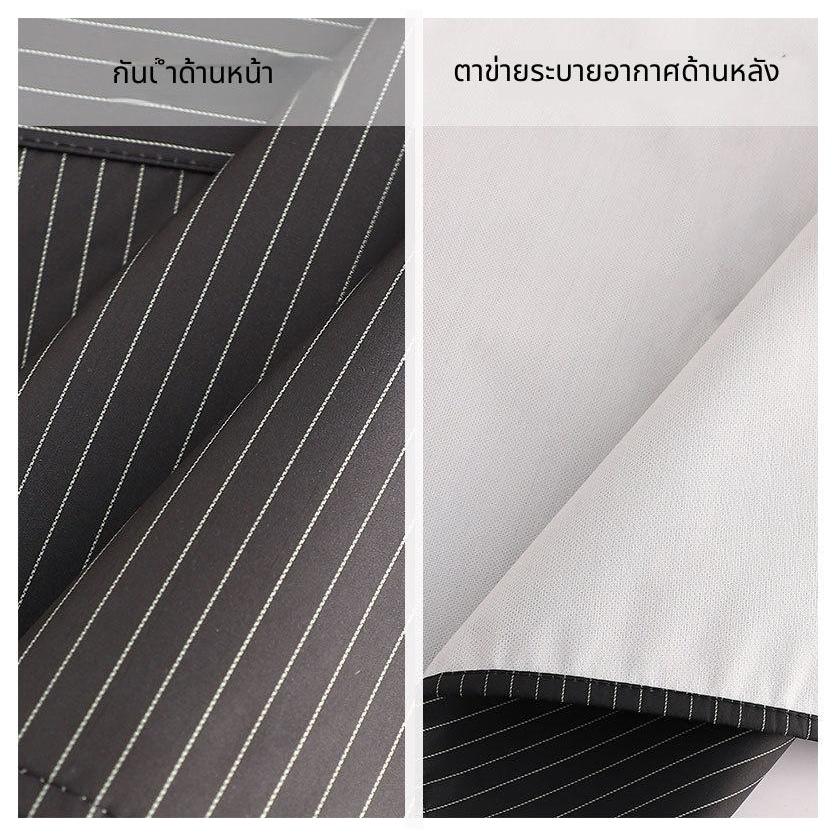 ผ้ากันเปื้อนสำหรับทำงานในร้านอาหาร มีกระเป๋าซิป 5 ช่อง ใช้ได้ทั้งชายและหญิง ทำจากผ้าฝ้ายกันน้ำและกันคราบสกปรก ราคา ถูกที่สุด ดีลบีเคเค แกลเลอรีภาพที่ 6