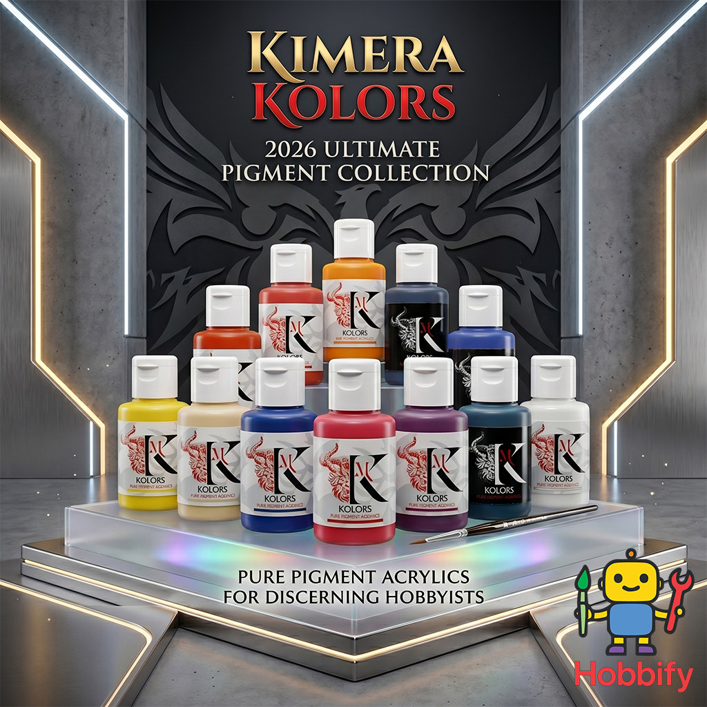 สีโมเดล Kimera Kolors 2026 Ultimate Pigment Collection สีอะคริลิคพิกเมนต์แบบบริสุทธิ์ ลงสีสวย ปกปิดดีเยี่ยม