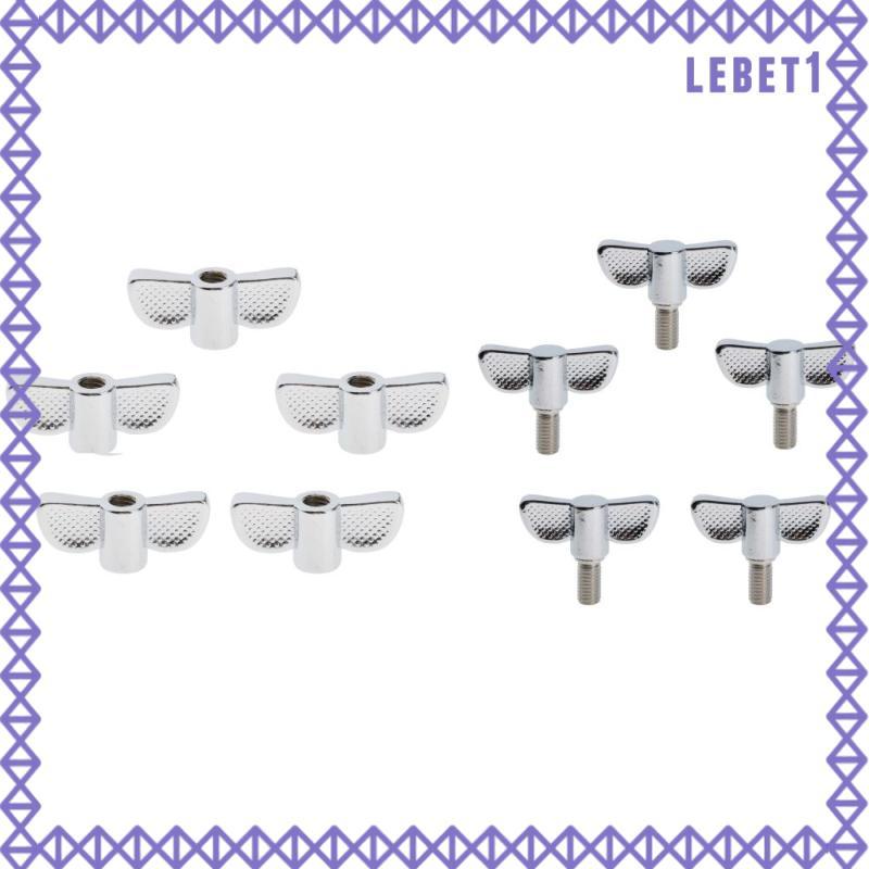 [Lebet] Metal Cymbal Stand Wing Nut Drum Cymbal Stack Replacement Quick Release T-nut สําหรับฉาบกลอง