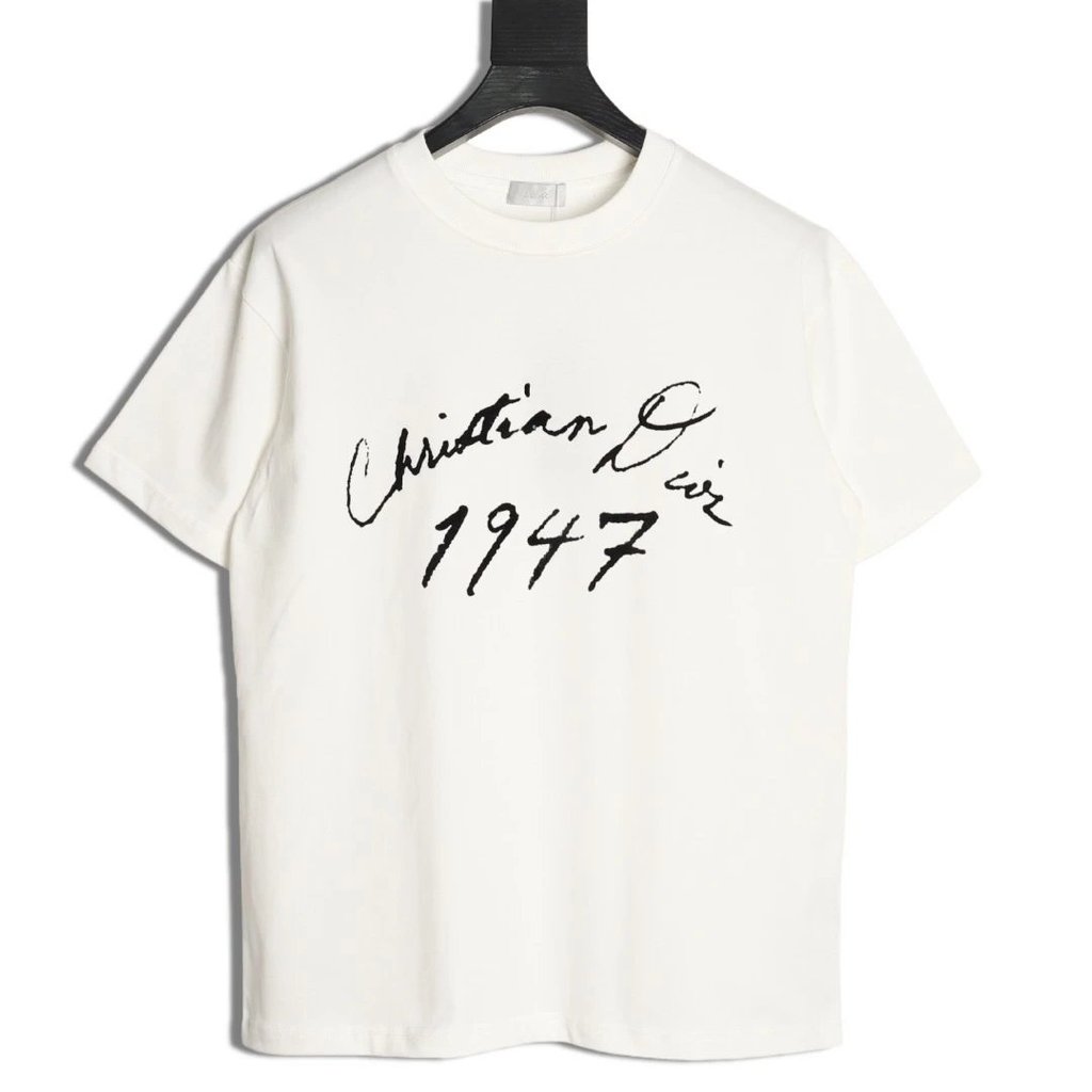 Letter Shirt dior1947 Short Sleeve 25st Dior