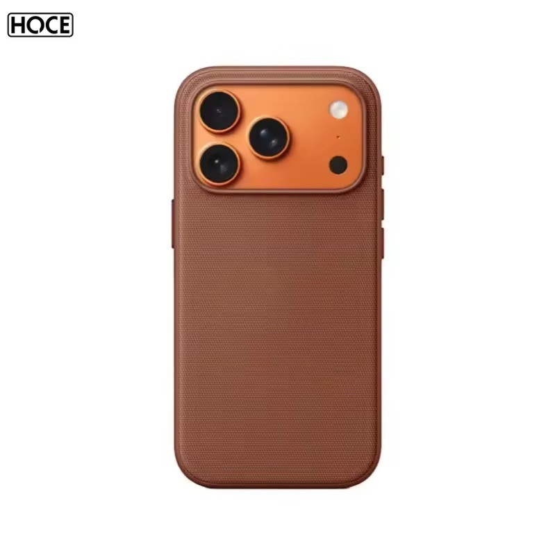 HOCE Tech เคสแม่เหล็กทอสําหรับ IPhone 17 16 15 14 13 Pro Max การชาร์จไร้สายแบบแม่เหล็กแบบเต็มฝาครอบโทรศัพท์ธุรกิจ ราคาถูก Shopee Lazada