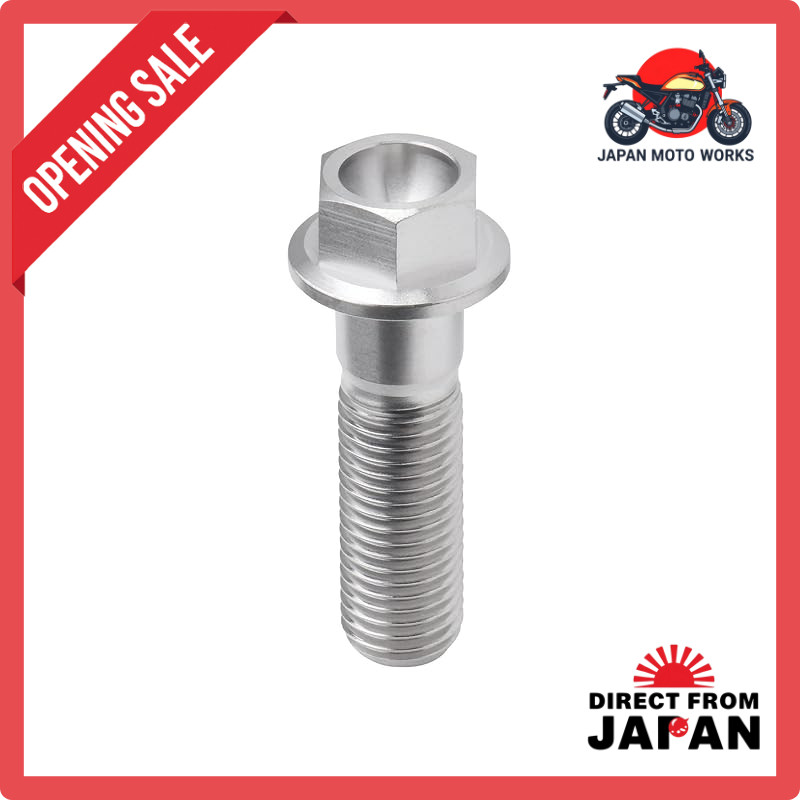ZETA RACING Titanium Flange Bolt M10×35mm P1.25, 1 piece, Dirt Freak DIRTFREAK D6687 (Former part nu