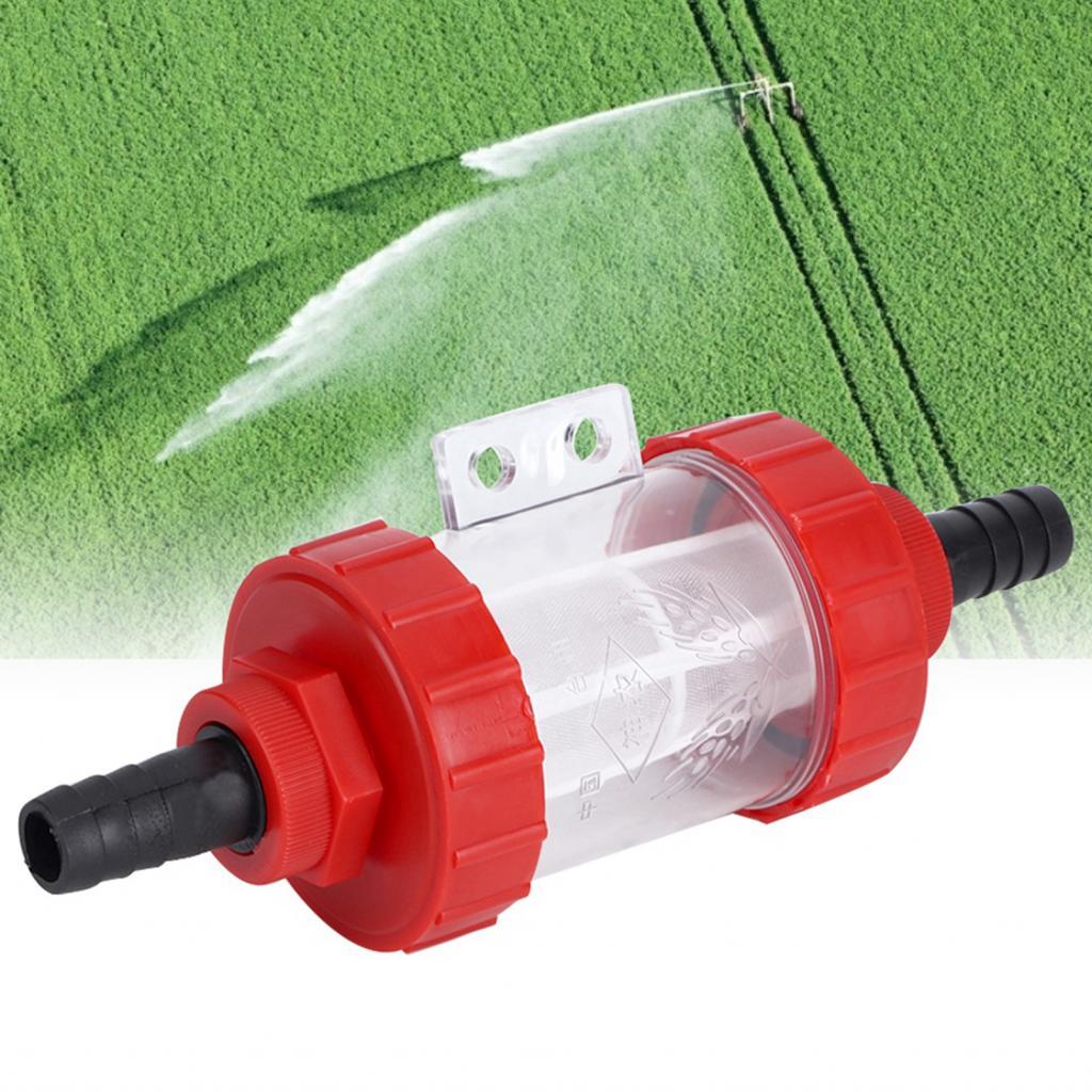 Mien Wifehelper ตัวกรองตาข่ายอินไลน์ - ปั๊มน้ําไหลสูงในการเกษตรตัวกรองโปร่งใส (G3/4in)