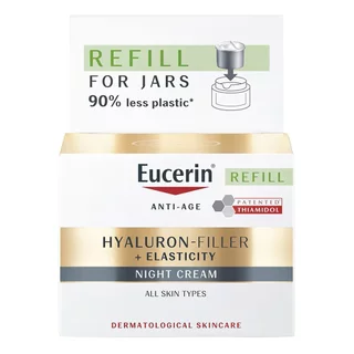 Eucerin ยูเซอริน ไฮยาลูรอน-ฟิลเลอร์+อีลาสติซิตี้ ไนท์ ครีม ชนิดเติม 50 มล.