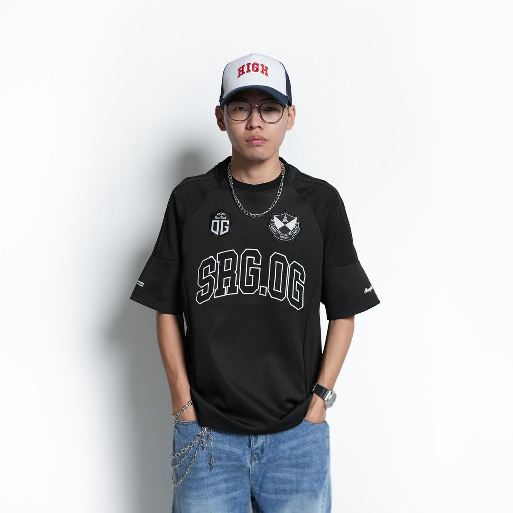 HIGH CULTURED X SRG.OG Fearless Giants Basic Jersey Tee Baju Jersi Asas - 1119