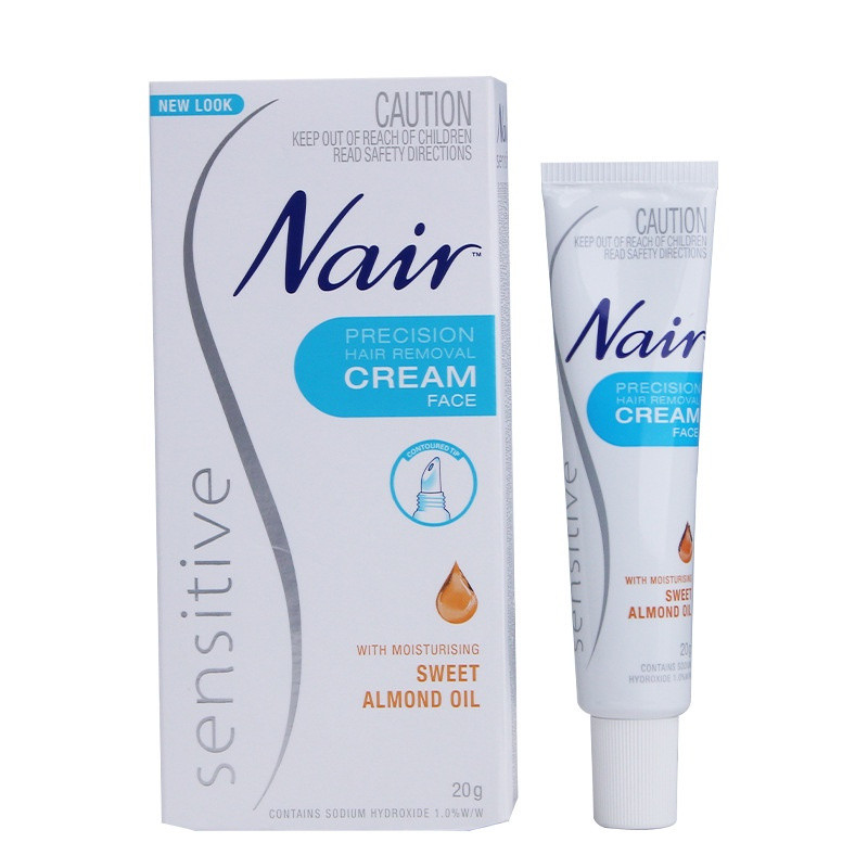 ชาวออสเตรเลียผลิต! Nair Precision Facial Hair Remover Cream ครีมกําจัดขนริมฝีปาก อ่อนโยนและไม่ระคายเ