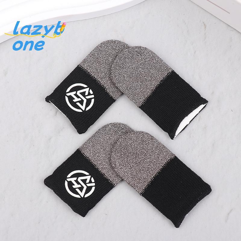 LZ-t] 1/2 คู่ส่องสว่างปลายนิ้ว Sweat-Proof เกมนิ้วมือ Cots ฝาครอบ Sensitive Mobile Touch ถุงมือสําหร