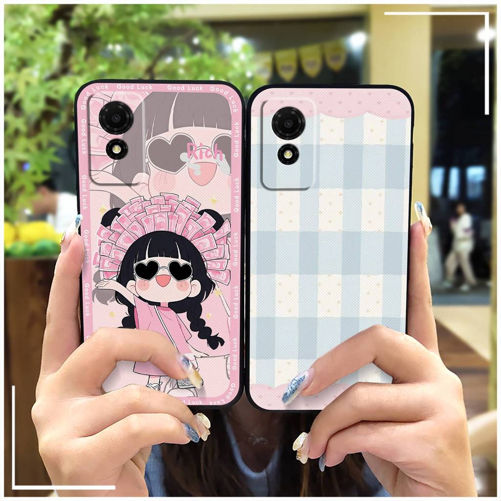 กันน้ํา Dirt-proof เคสโทรศัพท์สําหรับ TCL 501/T433D กระเป๋าโทรศัพท์ Graffiti Anti-knock Full wrap สั