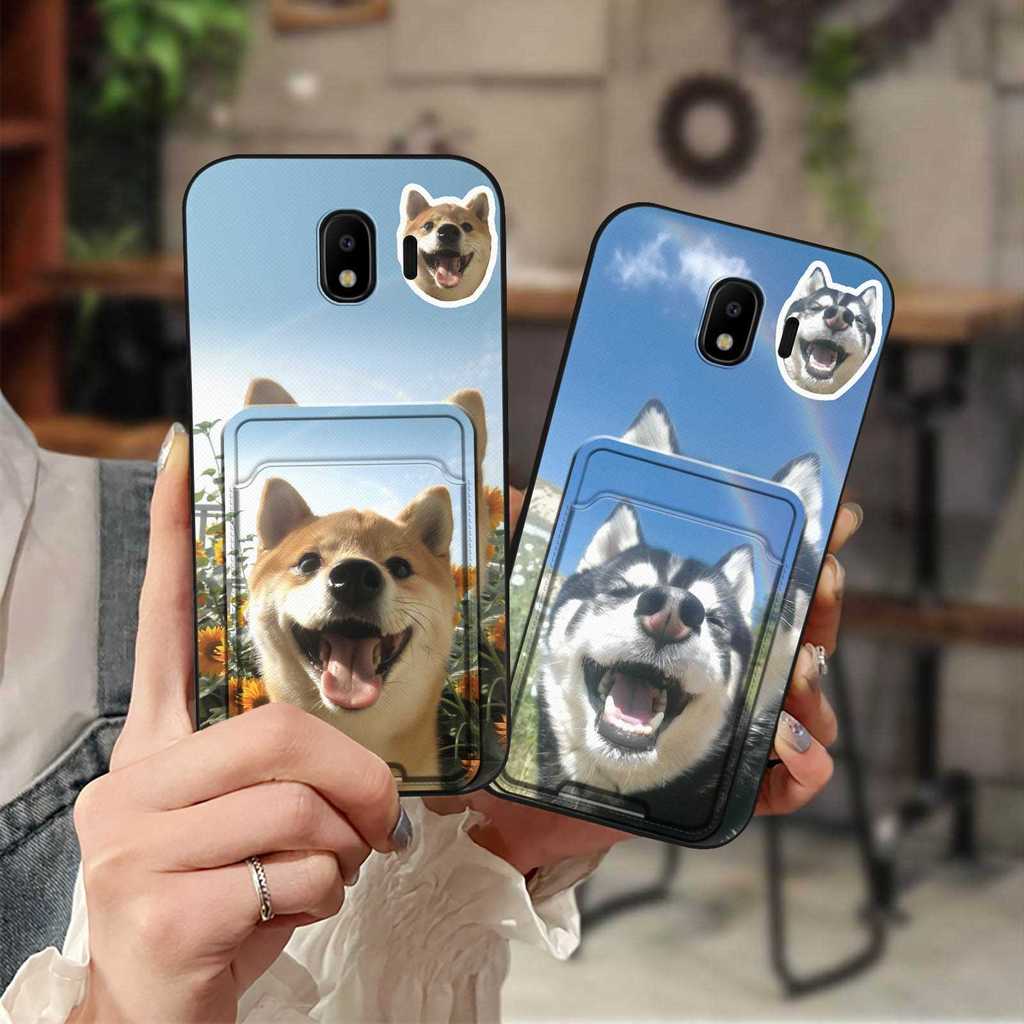 SAMSUNG ซิลิโคนTPUเคสโทรศัพท์สําหรับSamsung Galaxy J4 2018/J400F Dirt-resistant Graffiti Softกรณีปกห