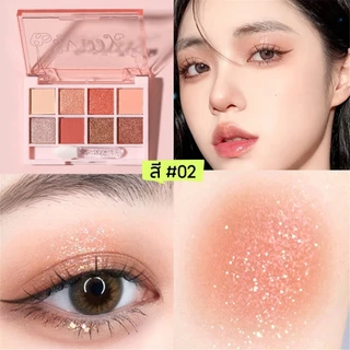 ♦️ของแท้·ส่งด่วน·ถูก♦️SVMYพาเลทอายแชโดว์ เนื้อแมตต์ กลิตเตอร์ ชิมเมอร์ ติดทนนาน 8 สีติดทน(มาพร้อมกับแปรงอายแชโดว์ฟรี)