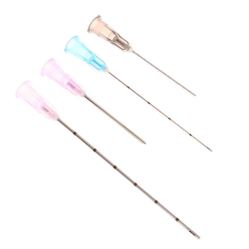 KILIG 10 PCS Fine Micro Cannula 18G 20G 21G 22G 23G 25G 27G 30G Blunt Cannulas สําหรับ Dermal Filler