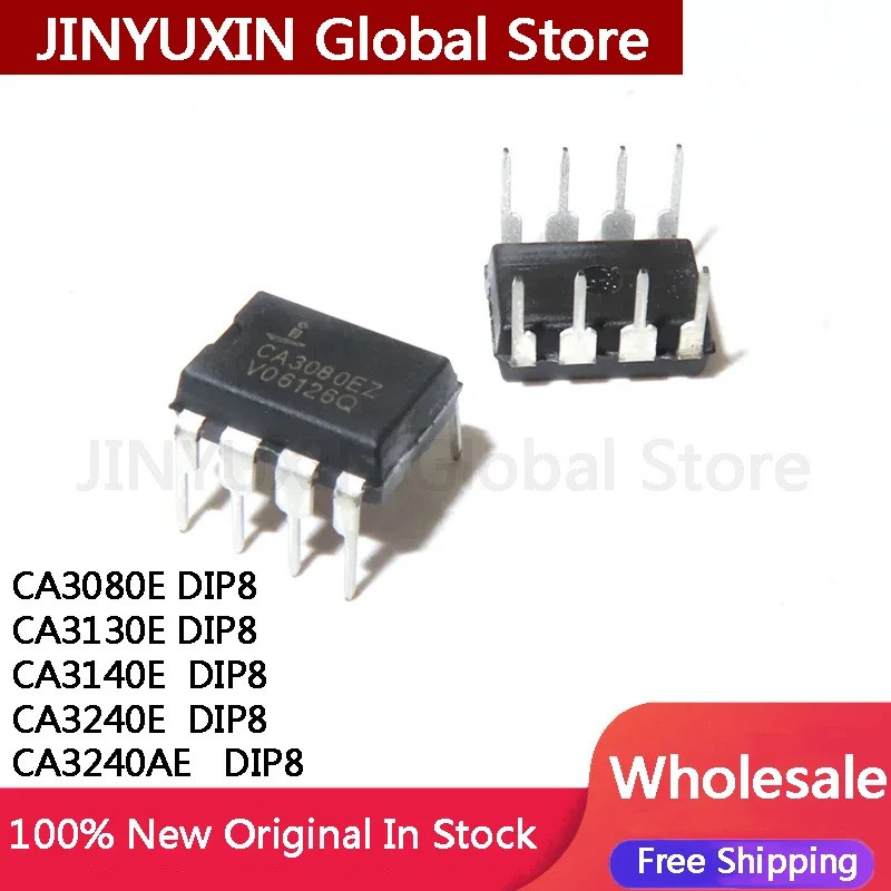 5 ชิ้น CA3080E CA3080EZ CA3130E CA3140E CA3240E CA3240AE DIP-8 ชิป IC ชิปในสต็อก