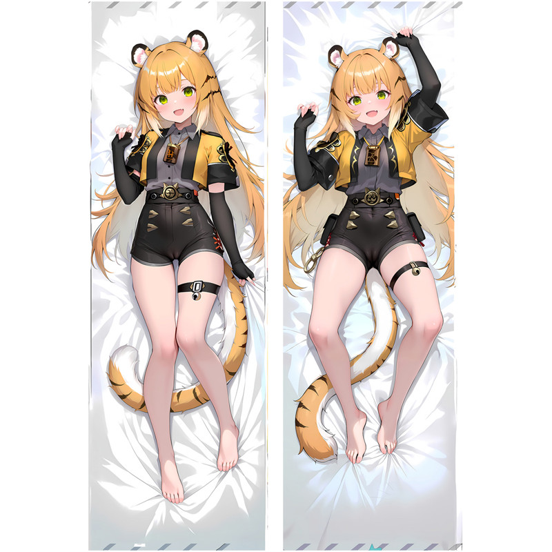 Ju Fufu Dakimakura ฝาครอบ Anime Tiger Girl ผู้ใหญ่ Otaku Long Life ขนาดกอด Equal Full Body หมอน