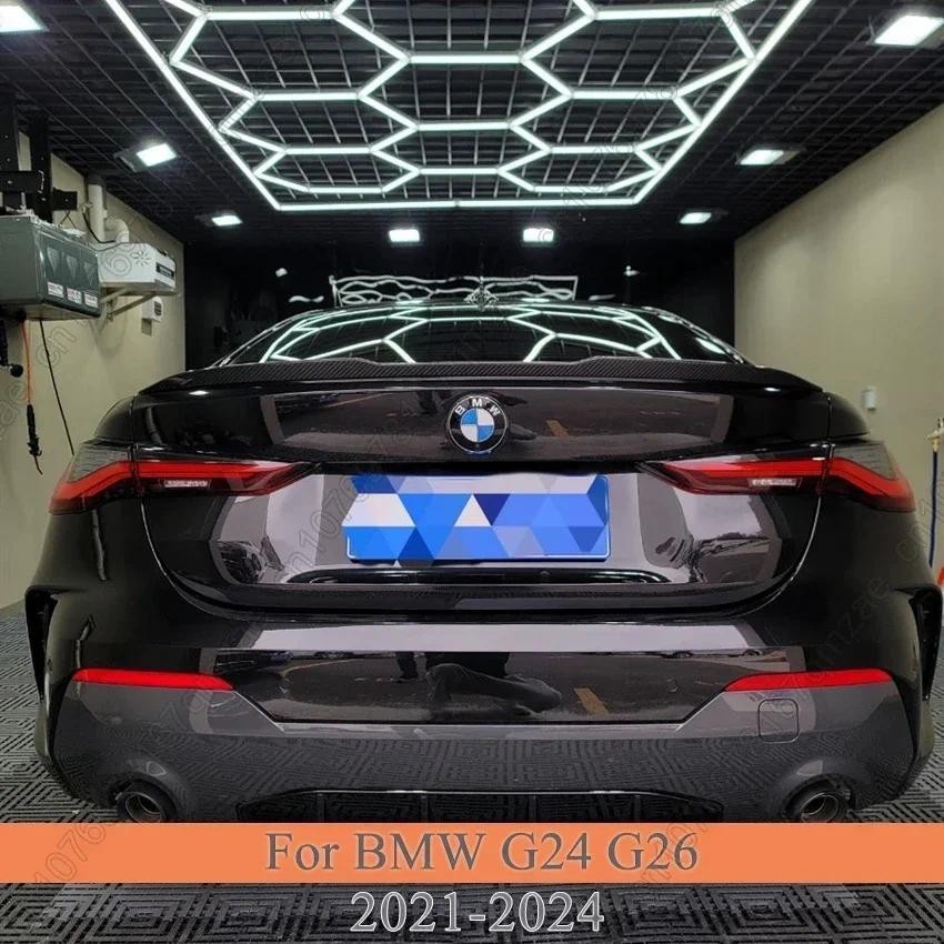 M4/PSM สไตล์ด้านหลังสปอยเลอร์ Lip Wing สําหรับ BMW 4 Series G24 G26 420i 430i 420d M440i i4 M50 2021