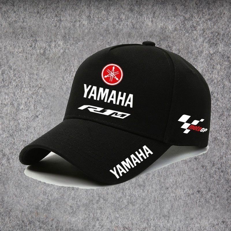 หมวกเบสบอล  YAMAHA R1M team custom hats, outdoor sports hats, XMAX, NMAX, R3, R7, motorcycle off-road mounn