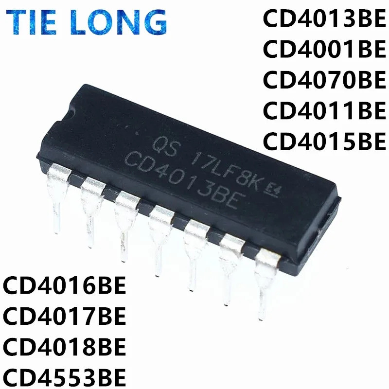 5PCS CD4013BE CD4013 CD4001BE CD4007BE CD4011BE CD4015BE CD4016BE CD4017BE CD4018BE CD4020BE CD4021B