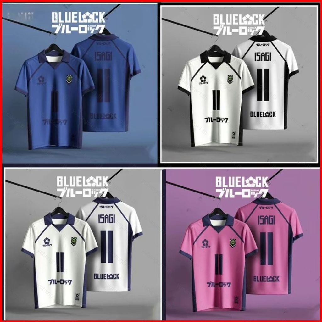 เสื้อยืดลายอนิเมะ Isagi Yoichi จาก.Blue Lock แบบแขนสั้น