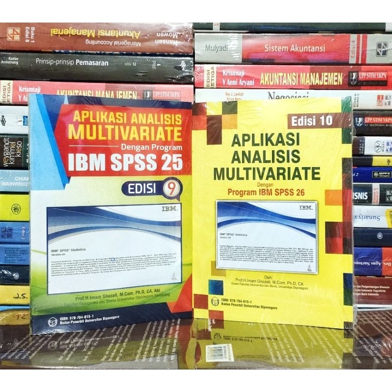 แอปพลิเคชันการวิเคราะห์มัลติวาริเอทพร้อมโปรแกรม SPSS 25 และ SPSS 26 Imam Ghozali