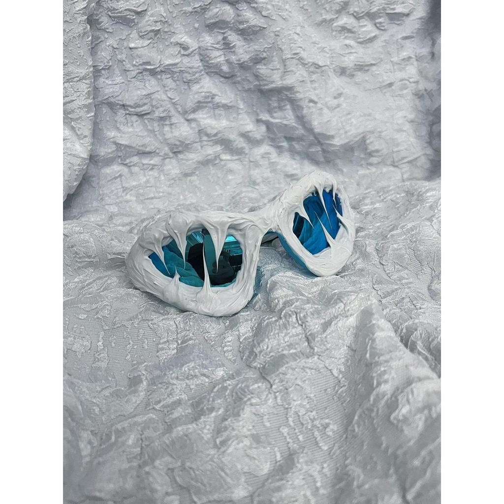 Pi0neeR Avant-Garde แว่นกันแดด Glacier ดีไซน์Hipster เคลือบป้องกันแสงUV