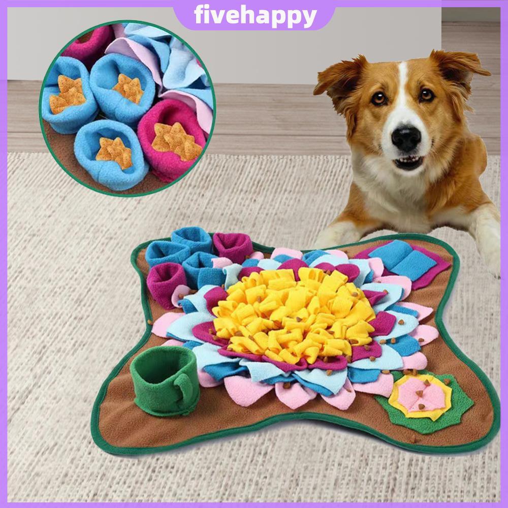 Pet Snuffle Feeding Mat Pet Dog Snuffle Mat Foraging Nose Training Pad Dog Puzzle Toys for Slow Eati