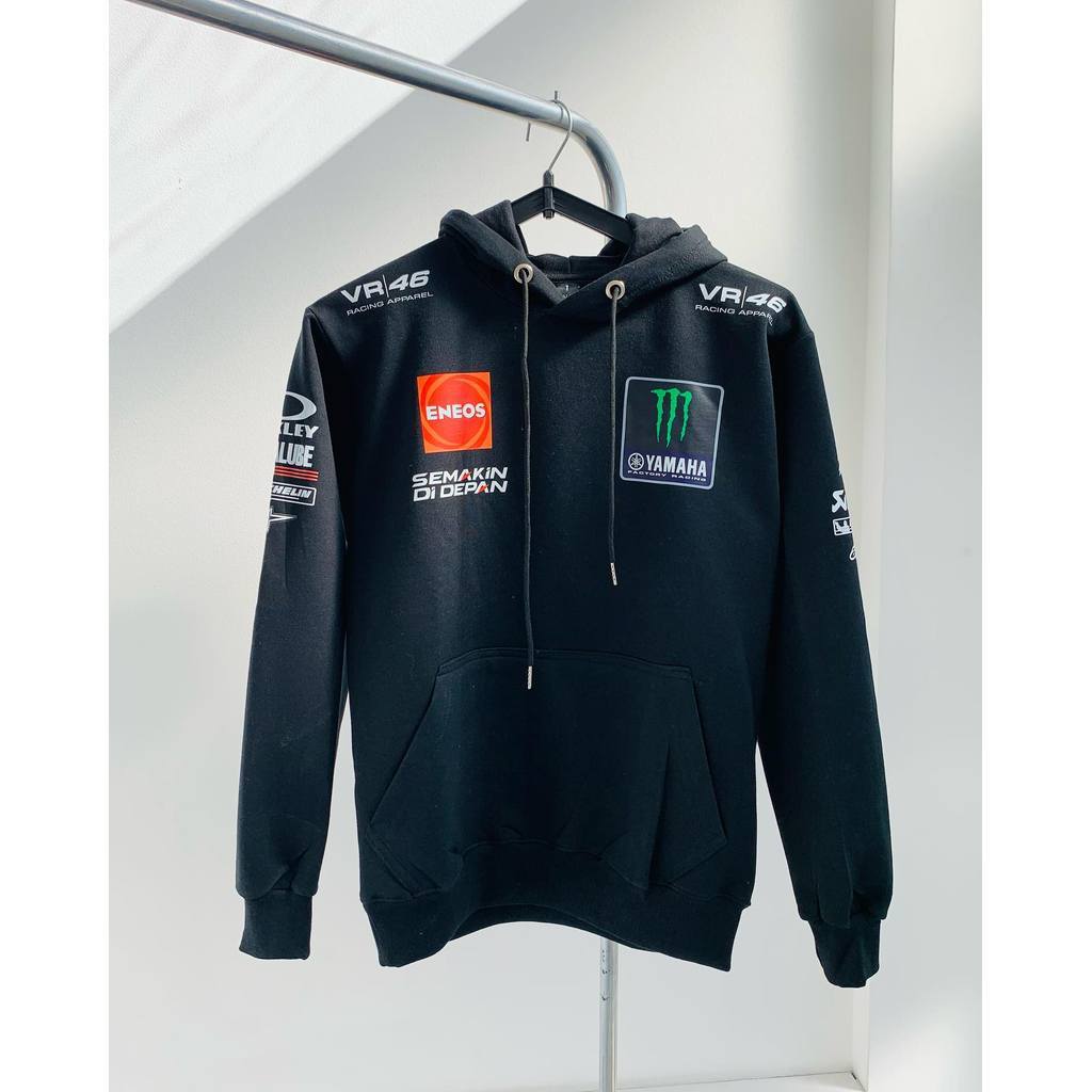 🍀 🏍️VR46 Racing Apparel team sponsor hoodie M-3XL ผ้าฝ้ายเนื้อนุ่ม สวมใส่สบาย เหมาะสำหรับทั้งผู้ชายแ