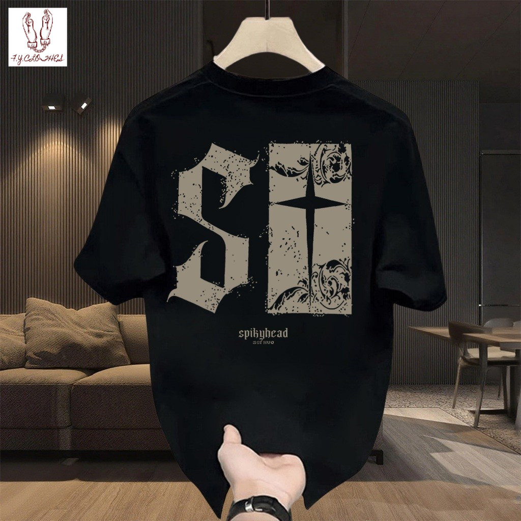 เสื้อยืดโอเวอร์ไซส์ ลาย "Music Cat" สุดเก๋ สวมใส่สบาย เนื้อนุ่ม แขนสั้น เหมาะสำหรับใส่ในฤดูร้อน
