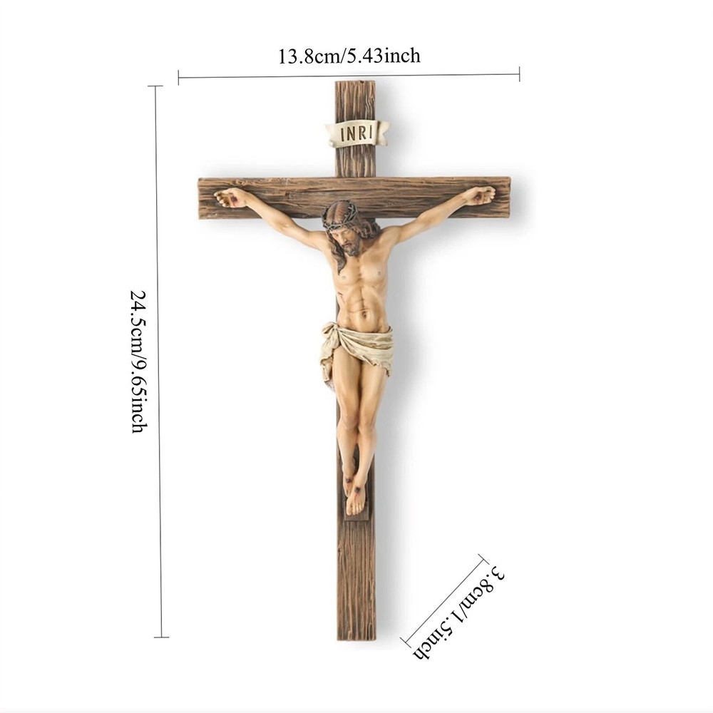 Cross Jesus Christ Wall Decor Hanging