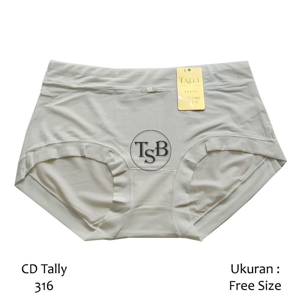 Tally 316 กางเกงชั้นในสตรี 3 ชิ้น Tally ผู้หญิง CD Tally กางเกง Tally CD Tally ฟรีขนาด