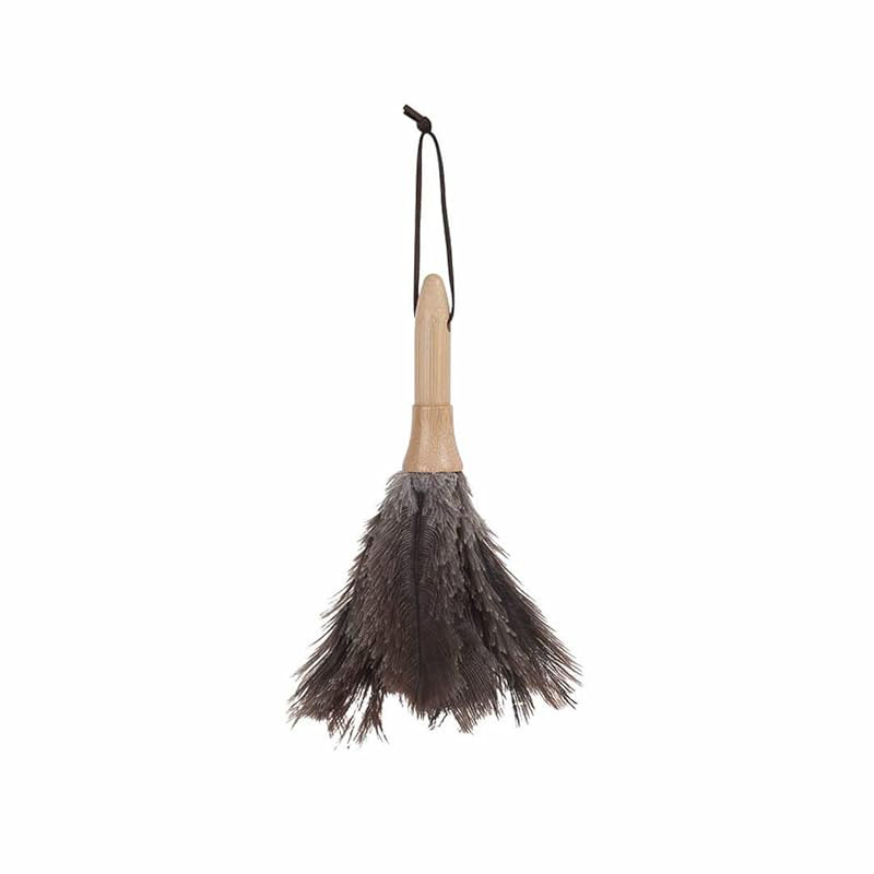 Dulton Feather Duster Collection - Mini and Standard Sizes in Gray, White, and Ostrich Feather Optio