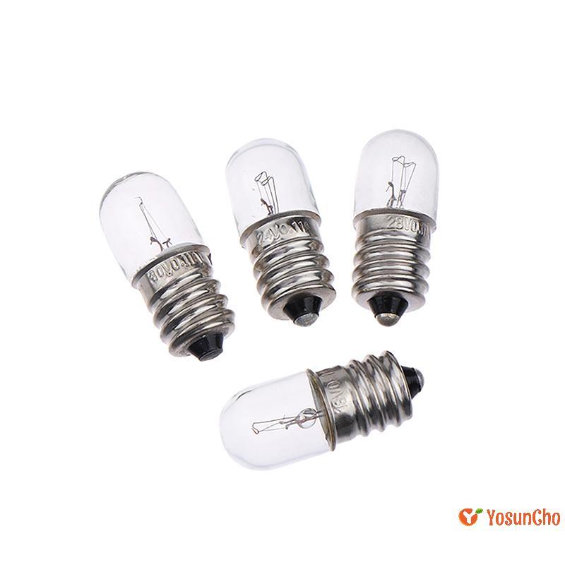 YosunChoker หลอดไฟ E12 18V-30V สําหรับไฟแสดงสถานะ实验教学