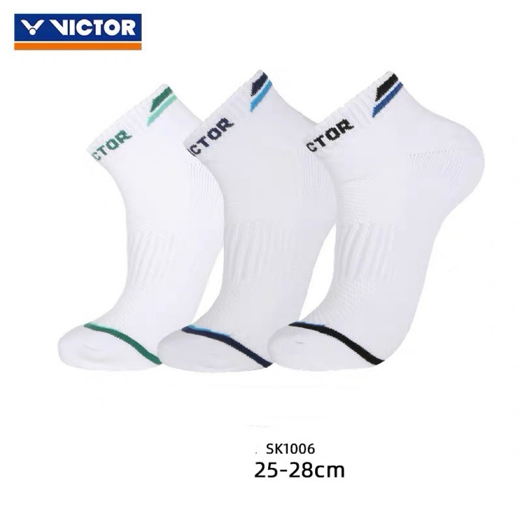 ถุงเท้ากีฬา แบดมินตัน เทนนิส Victor ข้อเหนือตาตุ่ม แบบหนา