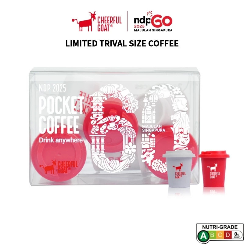 CheerfulGoat Pocket Coffee Taster Pack – 6 Mini Sachet (2g x 6) Easy Brew Travel-Friendly Coffee Sam
