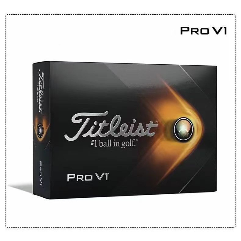 ลูกกอล์ฟ Titleist Pro V1x สี่ชั้น พร้อมส่ง 12 ลูกต่อกล่อง