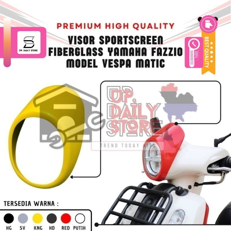 Visor SportScreen Yamaha Fazzio Vespa Matic รุ่น