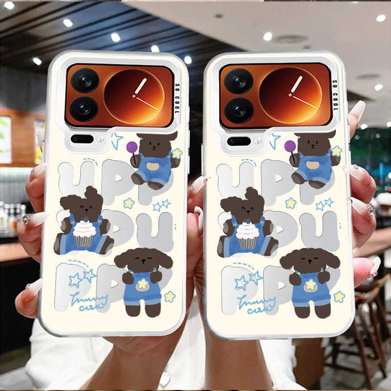 SAMSUNG หมีตลกสําหรับSamsung S25 S24 S23 S22 S21 Plus S20 FEหมายเหตุ20 Ultra J2 J5 J7 Primeปลอก