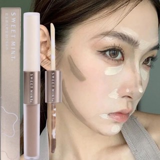 ปากกาไฮไลท์คอนทัวร์สองหัว เนื้อลิควิดบางเบา เกลี่ยง่าย ใช้งา…