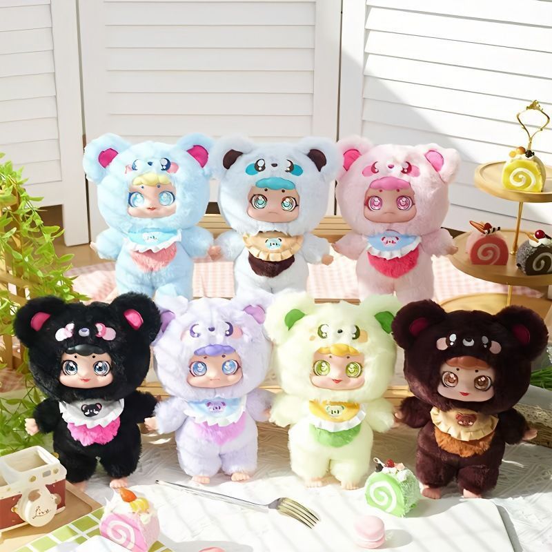 Xixis Sweetheart Tea Party Plush Mystery กล่องจี้สร้างสรรค์รูปตุ๊กตาตุ๊กตาตุ๊กตากระเป๋านักเรียนจี้พวงกุญแจ