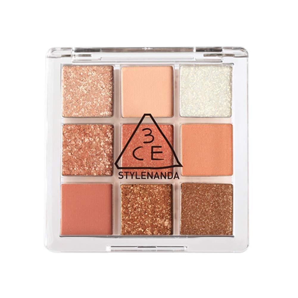 3CE Paleta สี de ojos multi claro #Shot Again 9Colors Peal Glow สมบรา เดอ ojos Staylenanda