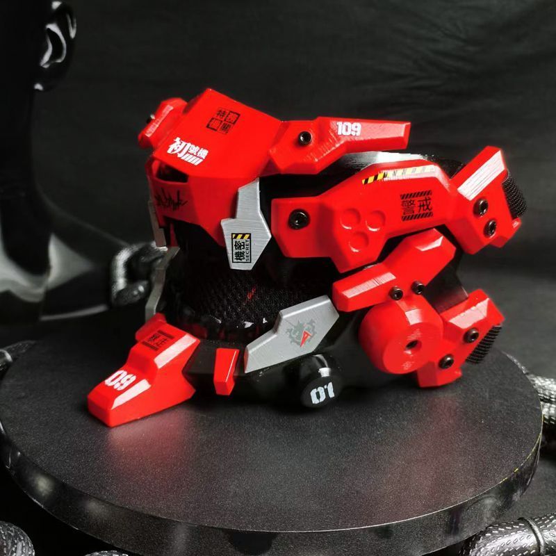 หน้ากากสไตล์กล Cyberpunk EVA Evangelion Coating First Machine หน้ากากเทคโนโลยีคอสเพลย์สุดเท่