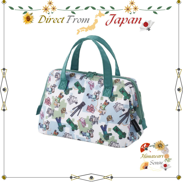 Skater Minecraft Explorer More Insulated Gamaguchi Lunch Bag KGA1-A【 Direct from Japan 】
