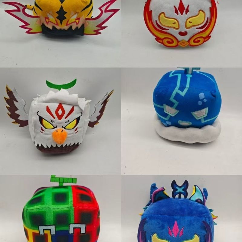 【พร้อมส่ง】one piece devils fruit one piece devils fruit plushie ONE PIECE Devil Fruits Toys Cake Dec