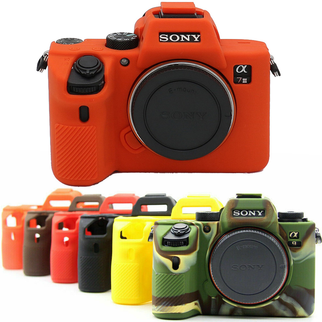 ใหม่ซิลิโคนกรณี Body Cover Skin Protector สําหรับ Sony A7III A9 A7RIII กล้อง