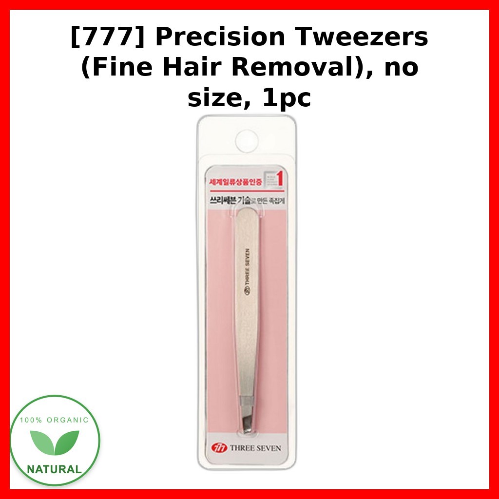 [777] แหนบแม่นยํา (กําจัดขนละเอียด) ไม่มีขนาด 1 ชิ้น / แหนบเกาหลี Precision by Hanllyu Shop