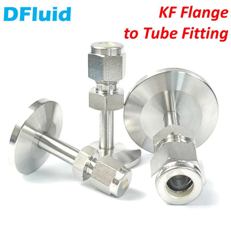 KF Flange to Tube Fitting LOK KF16 KF25 KF40 KF50 1/8 1/4 3/8 1/2 inch LOK 3mm 6mm 8mm 10mm LOK Stai