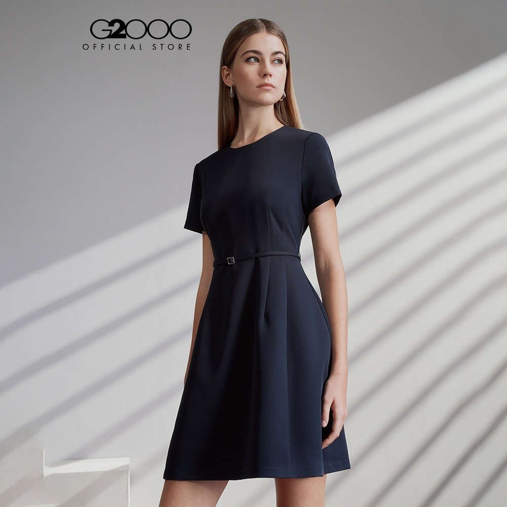 G2000 เดรสสำหรับผู้หญิง Fit & Flare Shape รุ่น 5123148679 NAVY