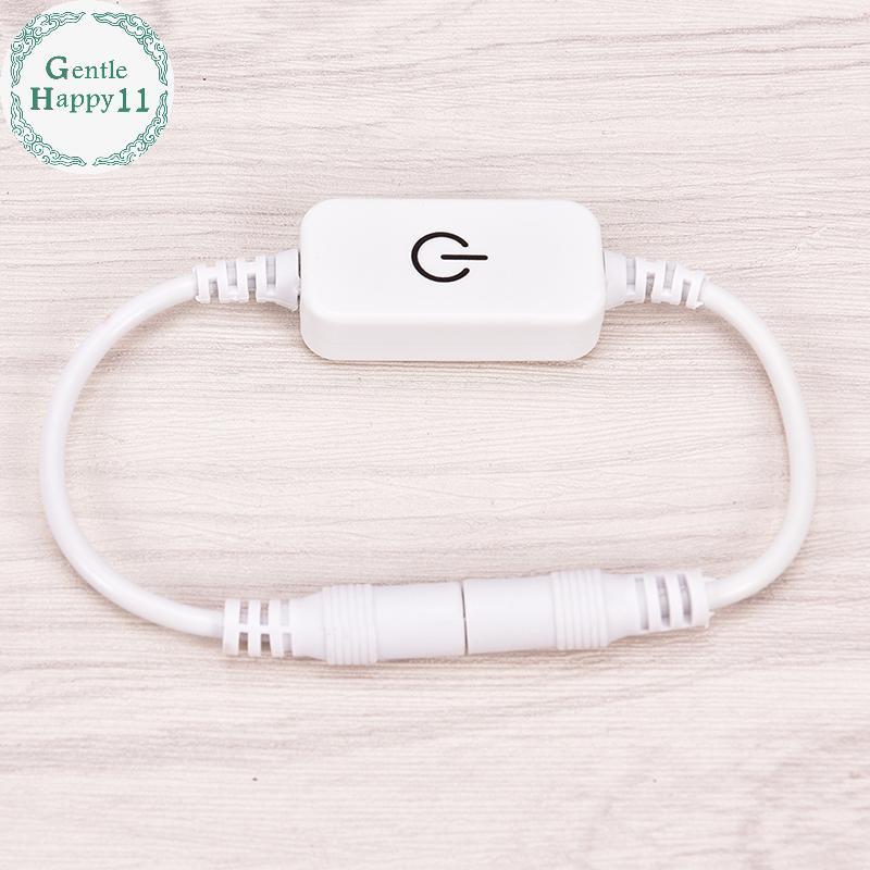 GentleHappy LED Dimmer 4A DC 12V-24V สําหรับเดี่ยวสี LED Strip สวิทช์สัมผัสเปิด/ปิด Dimmer TH