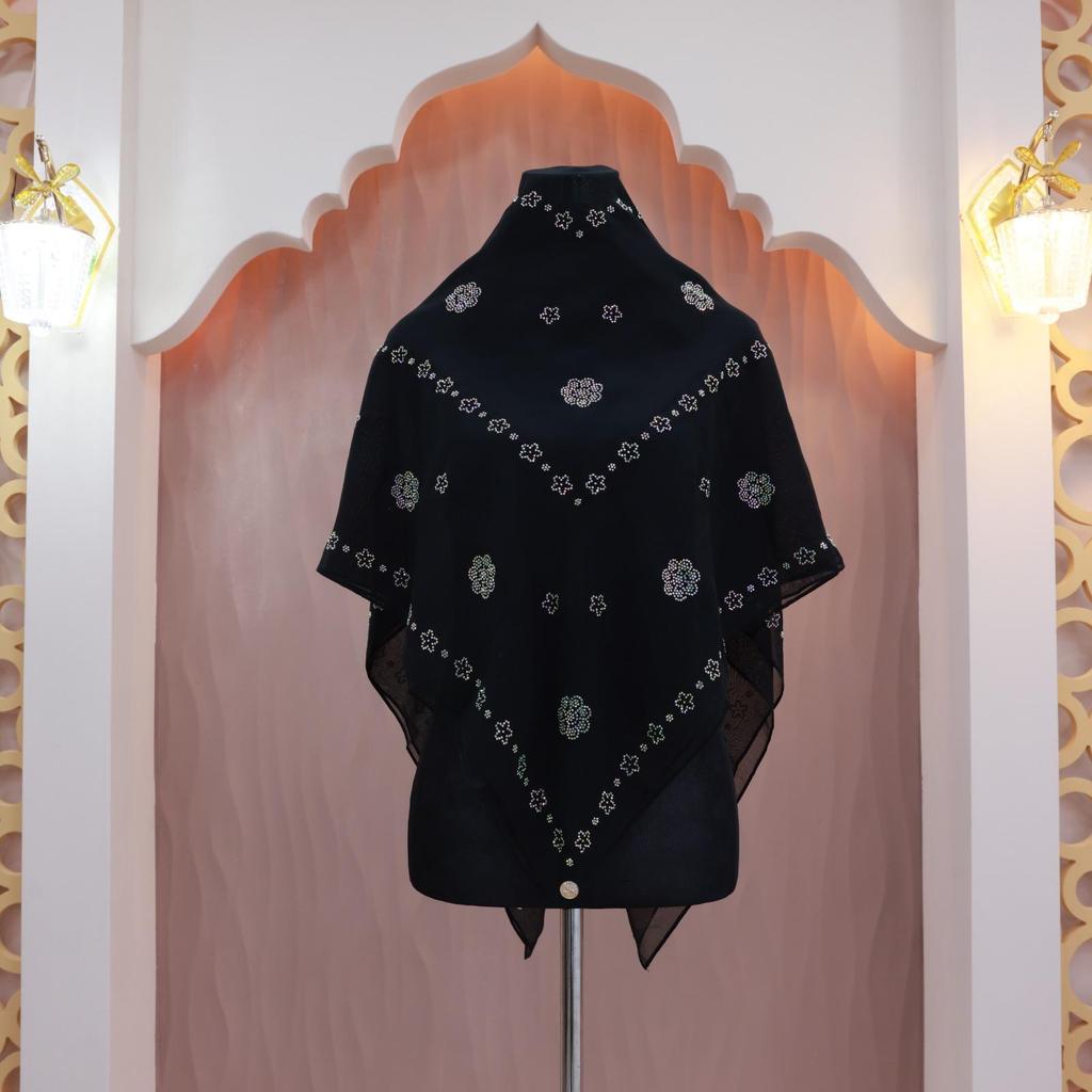 Ainoor hijab Bawal Japanese Cotton Diamond Melati – ดีไซน์นุ่ม เรียบหรู & Viral (Bidang 45 +) D04