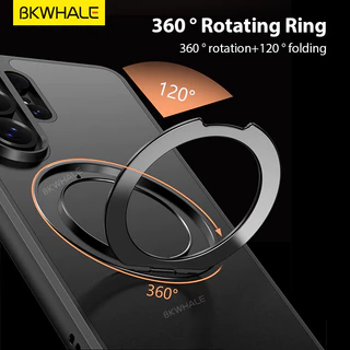 BKWHALE 360 Magnetic Ring Matte Case สําหรับ Samung Galaxy S26 S25 S24 S23 Ultra A57 A56 A55 A54 A37 A36 A35 A34 A27 A26 A25 A24 A17 A16 A15 A06 A14 โทรศัพท์ปลอก