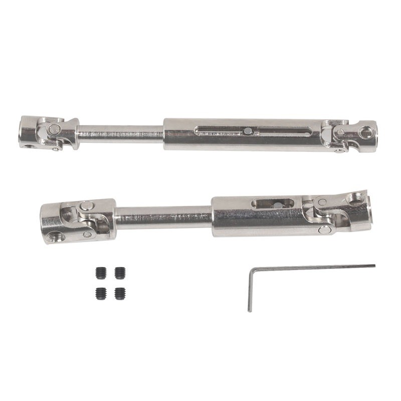 2pcs โลหะไดรฟ์เพลา CVD Driveshaft สําหรับ JJRC C8815 Willys Jeep 1/10 RC รถอะไหล่อัพเกรดอุปกรณ์เสริม